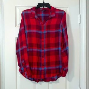 Lucky Brand plaid flannel shirt
